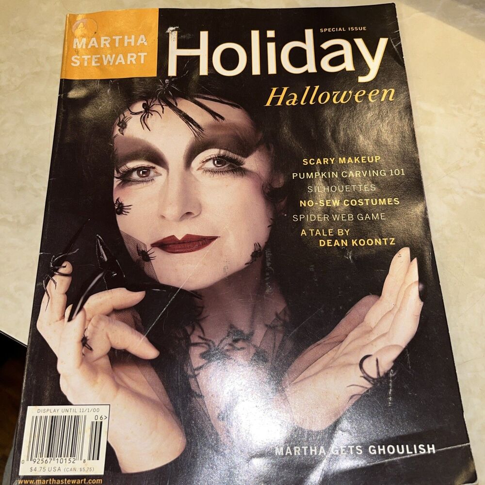MARTHA STEWART Magazine 2000 Special Issue Halloween Edition Out of Print